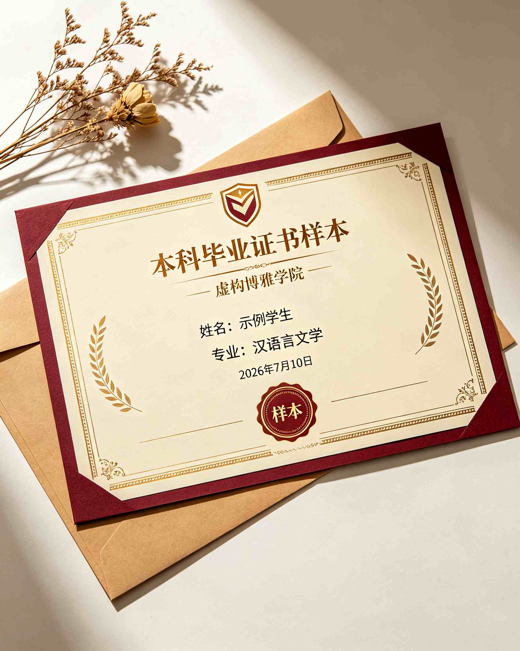 证件制作实物赏析：精细工艺提升证书质感，传统烫金还是现代UV？